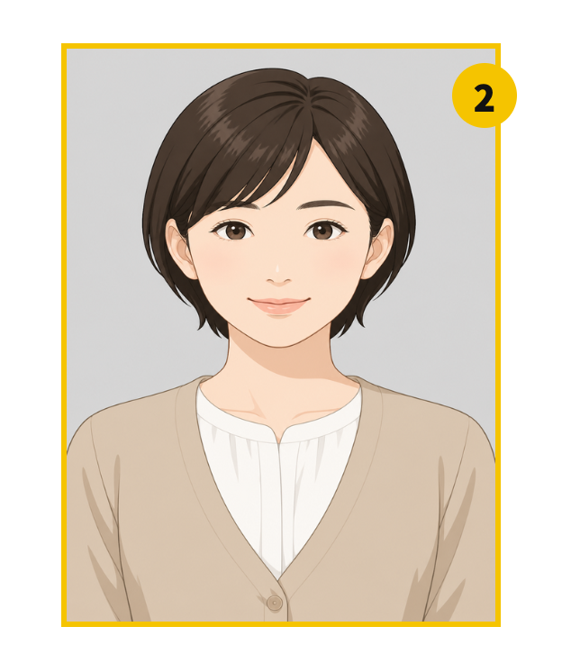 事務の職務経歴書テンプレート | 無料作成・ダウンロード・PDF・印刷の写真欄